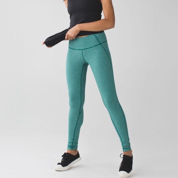 Lululemon Wunder Under Pant SE Size 6 Stripes Mid-rise - Picture 1 of 8